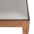 Randolph Bench - Solid Acacia Wood - Padded