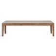 Randolph Bench - Solid Acacia Wood - Padded