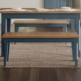Signature Blue Dining Bench - 130cm