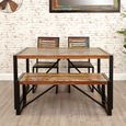Urban Chic Reclaimed Dining Bench - Small