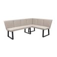 Westin Stone Faux Leather Corner Dining Bench
