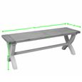 Deluxe Painted Dining Bench