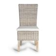Elbing Dining Chair - Grey Rattan - Set of 2