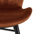 Batilda Dining Chair - Set of 2 - Copper Fabric