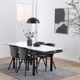 Batilda Dining Chair - Set of 2 - Dark Grey Fabric
