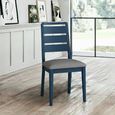 Marlow Dining Chair - Set of 2 - Ladder Back - Blue