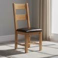 Original Dining Chair - Set of 2 - Ladder Back - Rustic Oak