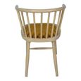 Twyford Dining Chair - Set of 2 - Mustard Curved