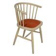 Twyford Dining Chair - Set of 2 - Rust Curved