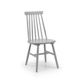 Alassio Dining Chair - Set of 2 - Spindle Back - Grey