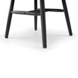 Alassio Dining Chair - Set of 2 - Spindle Back - Black