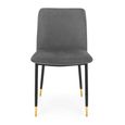 Delaunay Dining Chair - Set of 2 - Grey Fabric