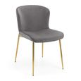 Harper Dining Chair - Set of 2 - Grey Fabric