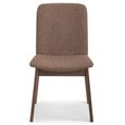 Kensington Dining Chair - Set of 2 - Walnut Fabric