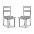 Kobe Dining Chair - Set of 2 - Lunar Grey