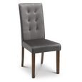 Madrid Dining Chair - Set of 2 - Grey Fabric