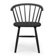 Modena Dining Chair - Set of 2 - Spindle Back - Black