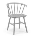 Modena Dining Chair - Set of 2 - Spindle Back - Grey