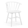 Modena Dining Chair - Set of 2 - Spindle Back - White