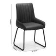 Soho Dining Chair - Set of 2 - Black