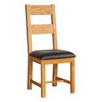 Somer Dining Chair - Set of 2 - Ladder Back - Oak