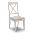 Davenport Dining Chair - Set of 2 - Cross Back - Grey