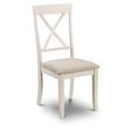 Davenport Dining Chair - Set of 2 - Cross Back - Ivory