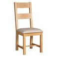 Nimbus Dining Chair - Set of 2 - Ladder Back - Oak