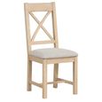 Wilmont Dining Chair - Set of 2 - Cross Back - Oak