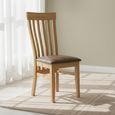Appleby Dining Chair - Set of 2 - Oak - Toulouse Slatted Back