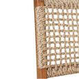 Derby Dining Chair - Set of 2 - Natural Teak Wood & Polyrattan