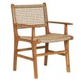 Derby Dining Armchair - Teak Wood & Polyrattan - Natural - Set of 2