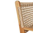Derby Dining Armchair - Teak Wood & Polyrattan - Natural - Set of 2