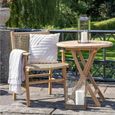 Derby Dining Armchair - Teak Wood & Polyrattan - Natural - Set of 2