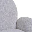 Lana Dining Chair - Set of 2 - Sand Boucle Fabric - Swivel
