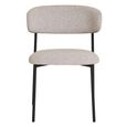 Mira Dining Chair - Set of 2 - Sand Boucle Fabric