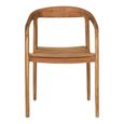 Otero Dining Chair - Set of 2 - Natural Teak Wood