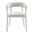 Trivio Dining Chair - Set of 2 - Sand Fabric - Curved