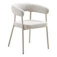 Trivio Dining Chair - Set of 2 - Sand Fabric - Curved