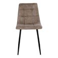 Middelfart Dining Chair - Set of 2 - Light Brown - Fabric