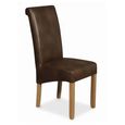 Clearance - Sophie Dining Chair - Set of 2 - Tan Faux Leather - A479
