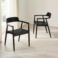 Franklin Dining Armchair - Set of 2 - Black