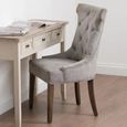 Clearance - Dining Chairs - Set of 2 - High Wing - Ring Pull - Silver - FSS155