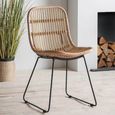 Clearance - Santo Dining Chair - Set of 2 - Natural Rattan - FS191