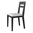 Barwick Dining Chair - Set of 2 - Charcoal & Harmolan Natural Fabric