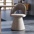 Hoopla Swivel Dining Chair - Set of 2 - Terrazzo Fabric