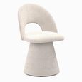 Hoopla Swivel Dining Chair - Set of 2 - Afterglow Fabric