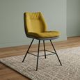 Anna Dining Chair - Anthracite Black Powder Coated Legs - Variation Available