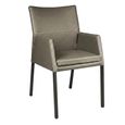 Katy Dining Armchair - Anthracite Black Powder Coated Legs - Variation Available