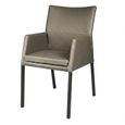 Katy Dining Armchair - Anthracite Black Powder Coated Legs - Variation Available